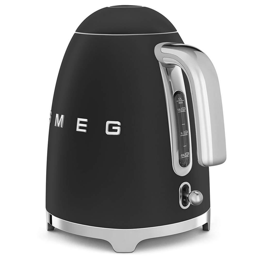 Smeg Retro Style Kettle 1.7L - Black Matt