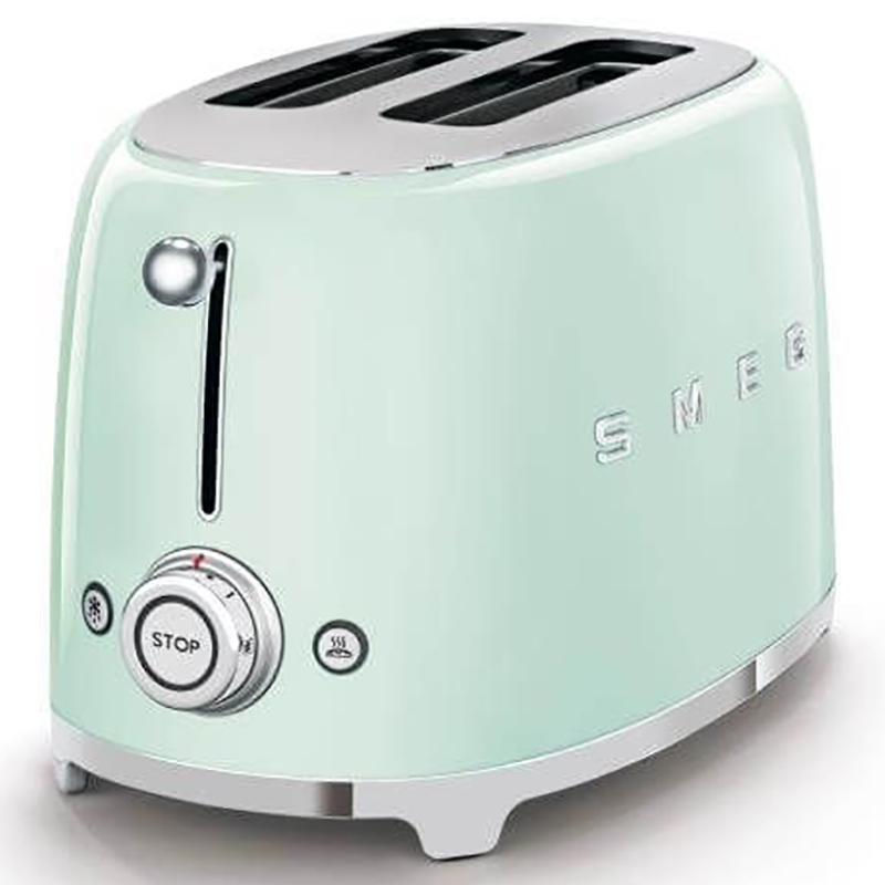 Smeg 50's Retro Style 2 Slice Toaster - Pastel Green