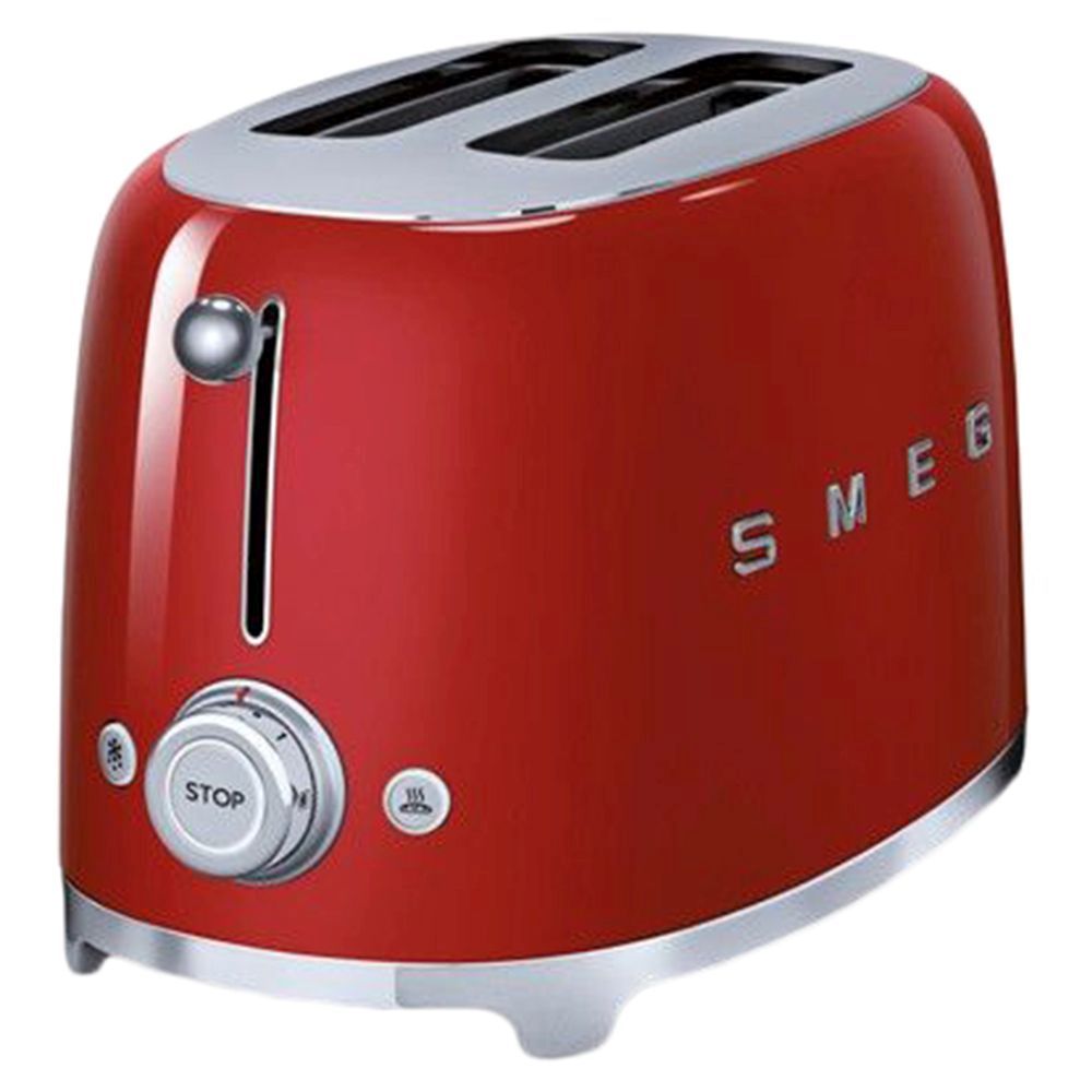 Smeg 2 Slice Toaster 50's Retro Style 950W - Red