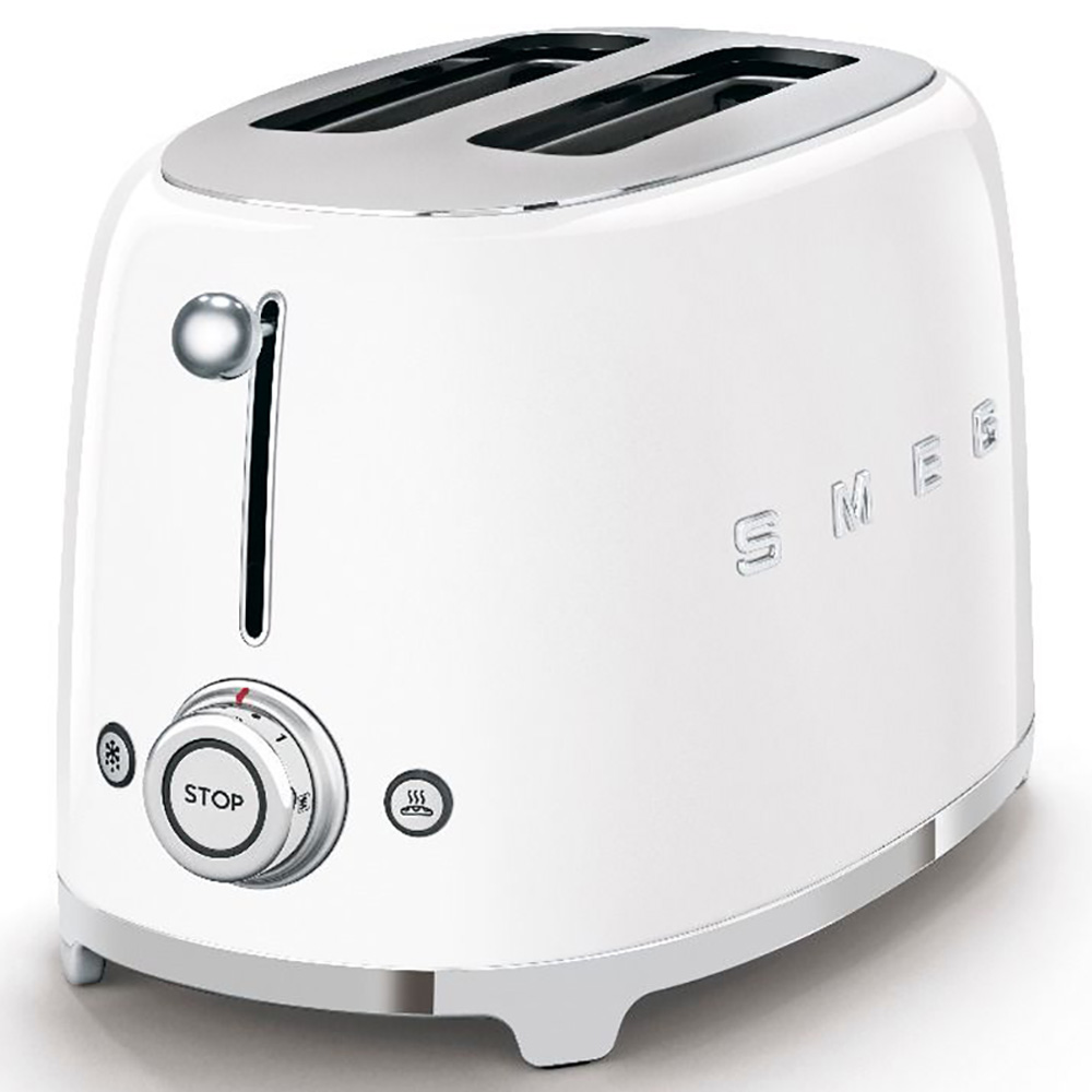 Smeg 50's Retro Style 2 Slice Toaster - White