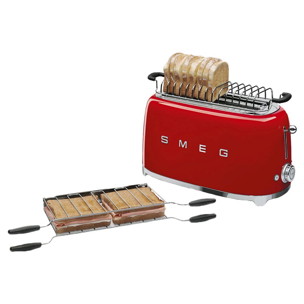 Smeg 4 Slice Toaster 50's Retro Style - Red