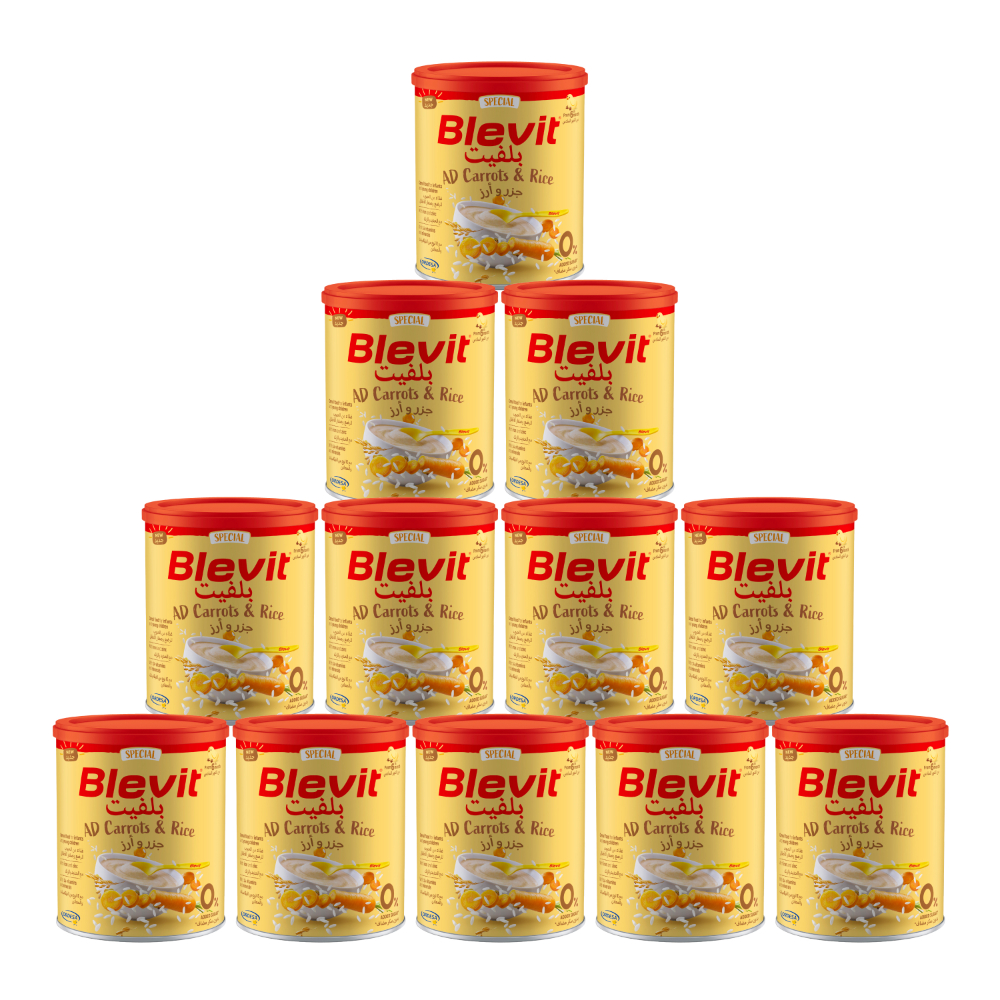Ordesa - Blevit AD Carrots & Rice Cereal 250g - Pack of 12
