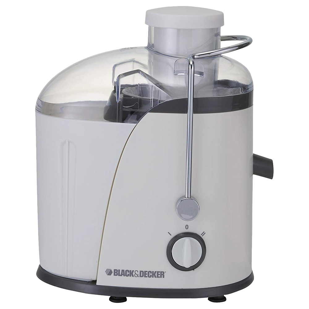 Black+Decker 400W Juice Extractor Wide Chute - White