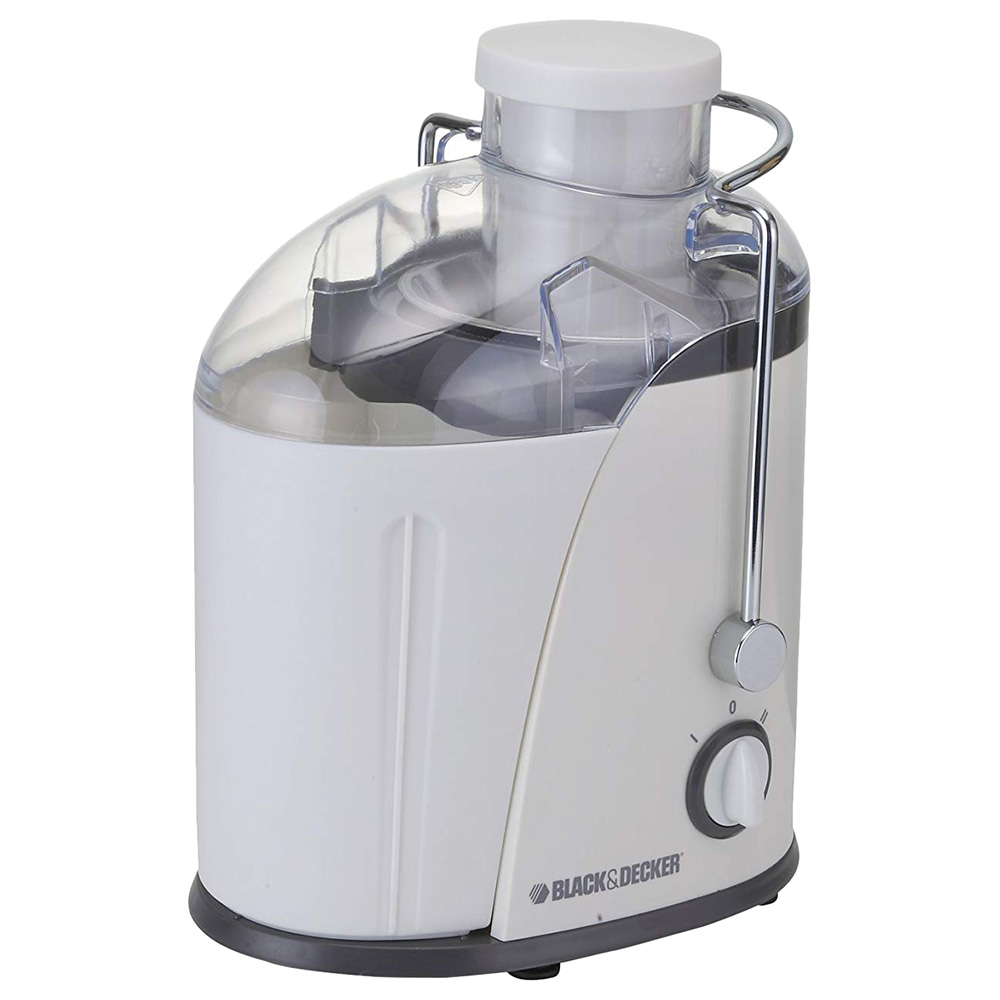 Black+Decker 400W Juice Extractor Wide Chute - White