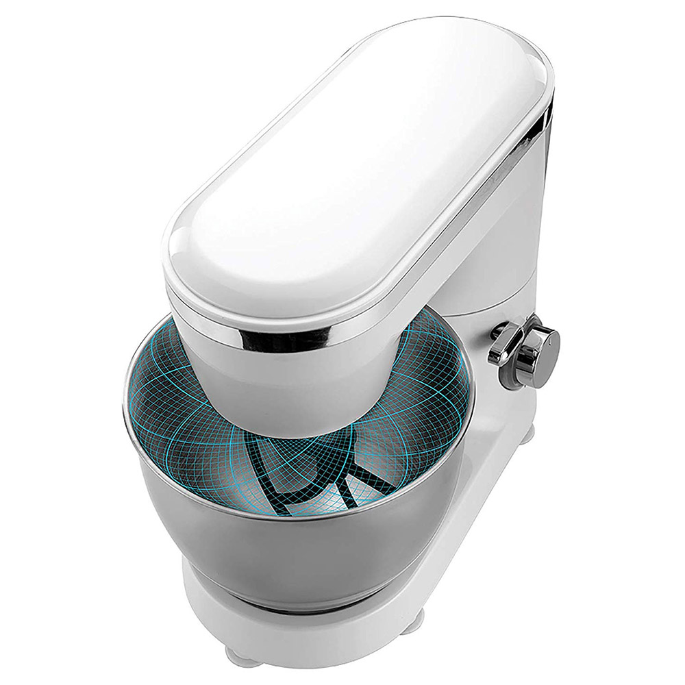 Black+Decker 1000W Stand Mixer - White