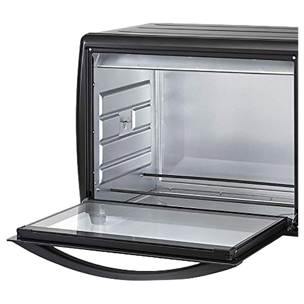 Black+Decker 70L Glass Toaster Oven Rotisserie - Black