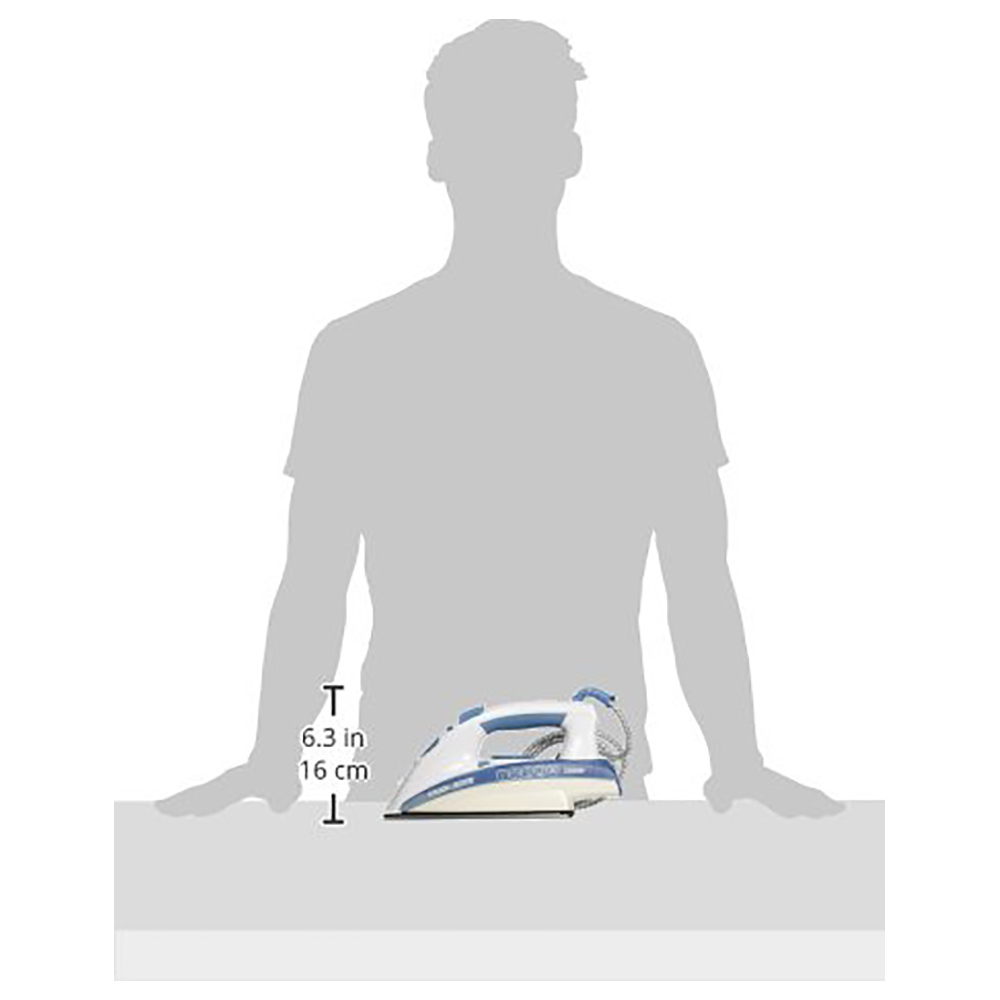 Black+Decker Steam Iron Non-stick Spray Function - White