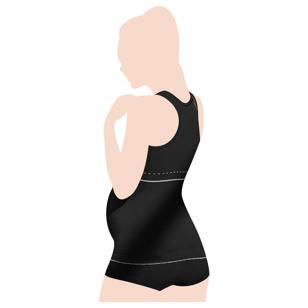 Cache Coeur - Maternity Shorts Illusion - Black