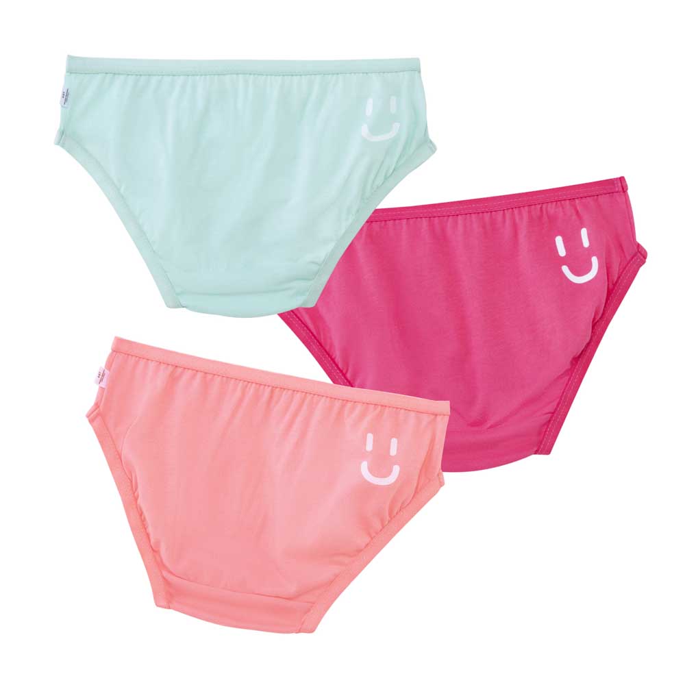 Plan B Pack of 3 Smiley Girl Underwear