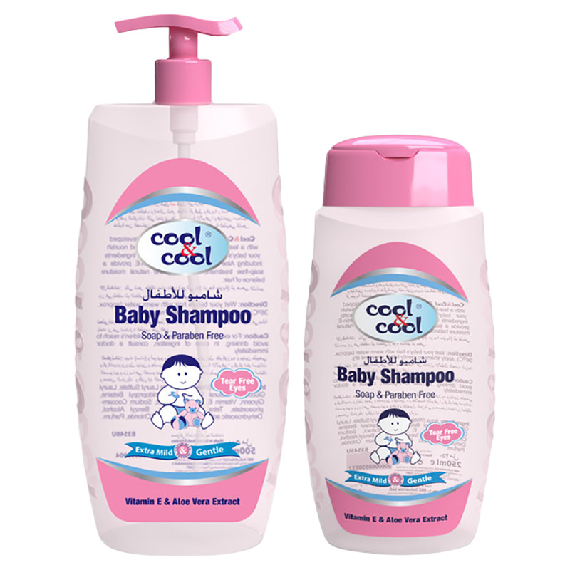 Cool & Cool - Baby Shampoo 500ml+250ml - Soft & Nourishing