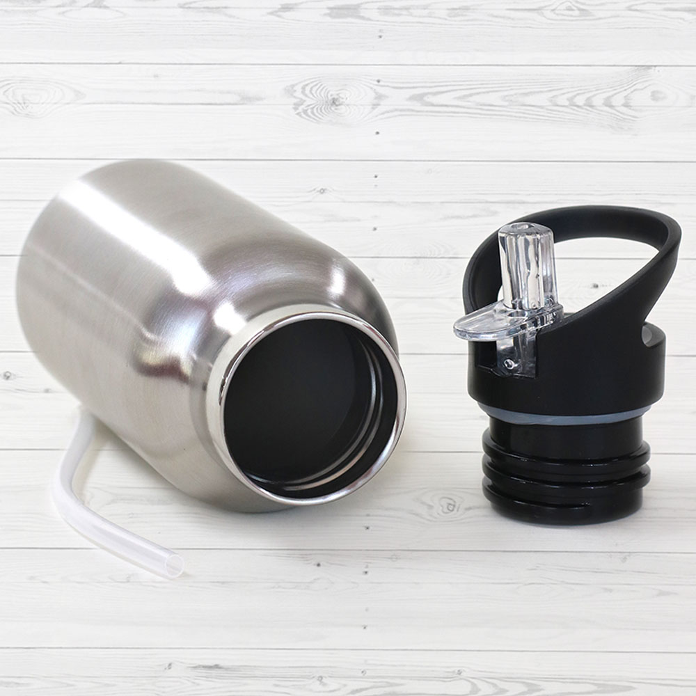 Bonjour - Premium SS Sip Box Water Bottle - Steel Grey - 500ml