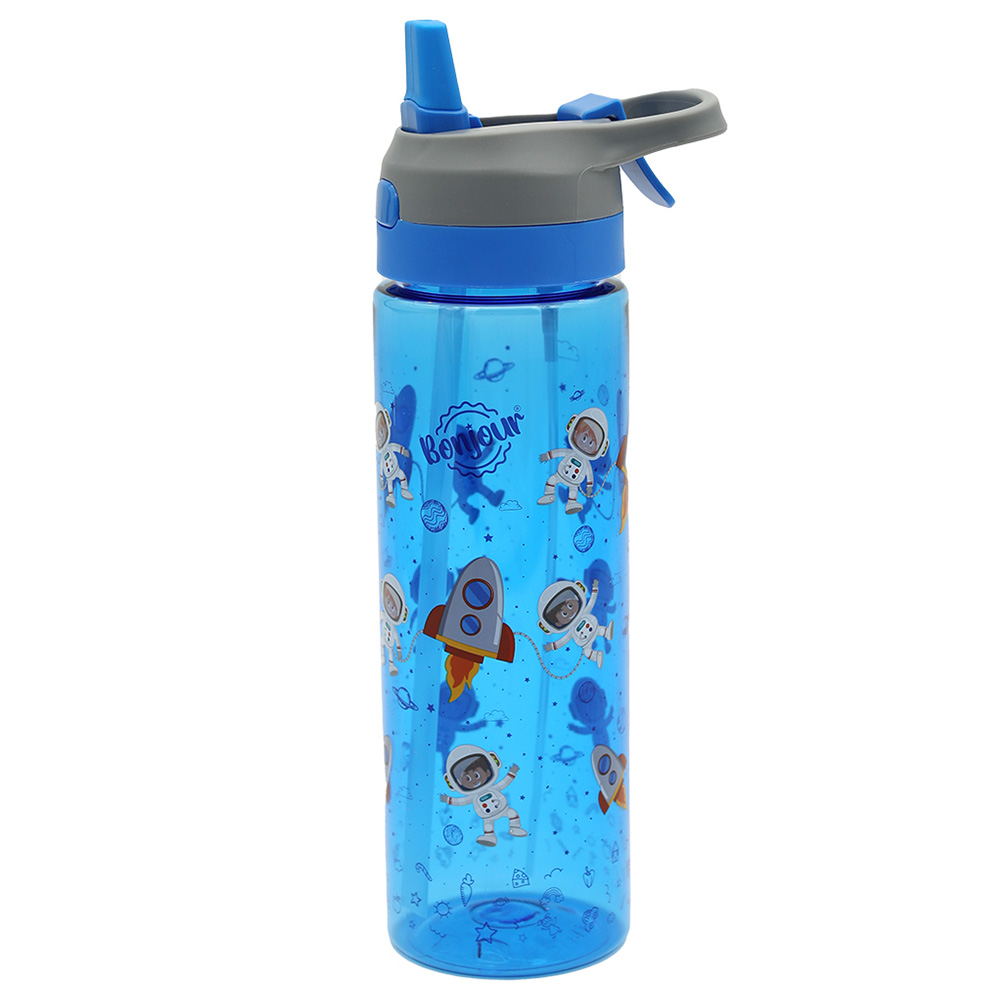 Bonjour - Sip Box Kids Max Tritan Water Bottle - Blue Spaceman - 750ml