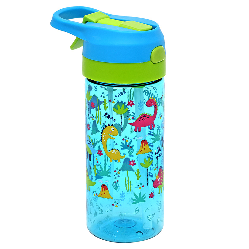 Bonjour - Sip Box Kids Mini Tritan Water Bottle - Green Dino - 400ml
