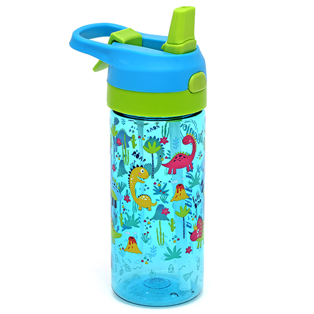 Bonjour - Sip Box Kids Mini Tritan Water Bottle - Green Dino - 400ml