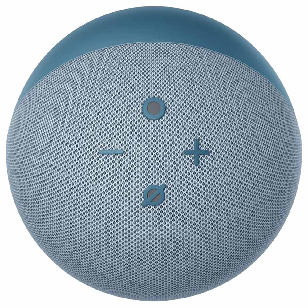 Buy Amazon - Echo Dot 4th Generation With Clock - Blue in UAE