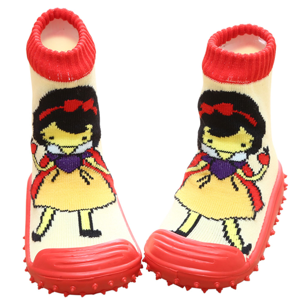 Cool Grip Baby Shoe Socks Snow - White