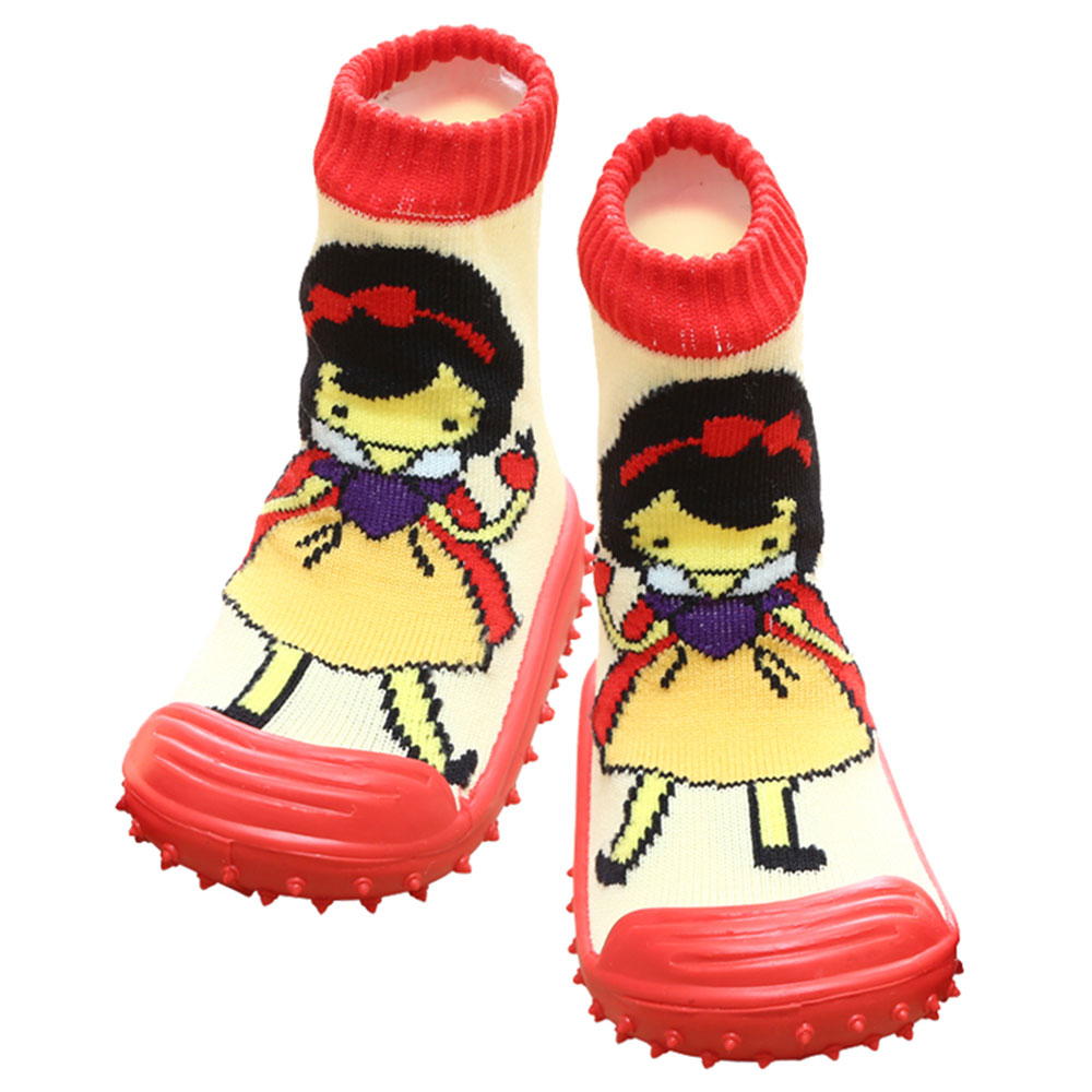 Cool Grip Baby Shoe Socks Snow - White