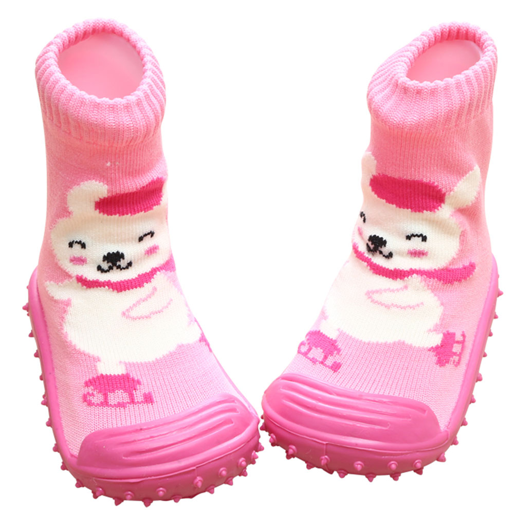 Cool Grip Baby Shoe Socks Skating Bear