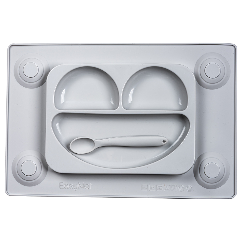 EasyTots EasyMatOriginal Suction Plate - Grey