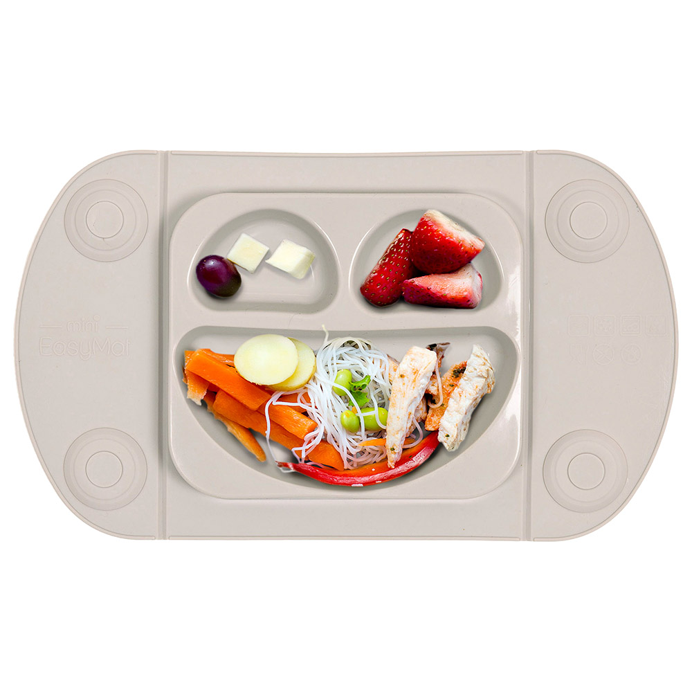 EasyTots EasyMat Mini Suction Plate - Grey
