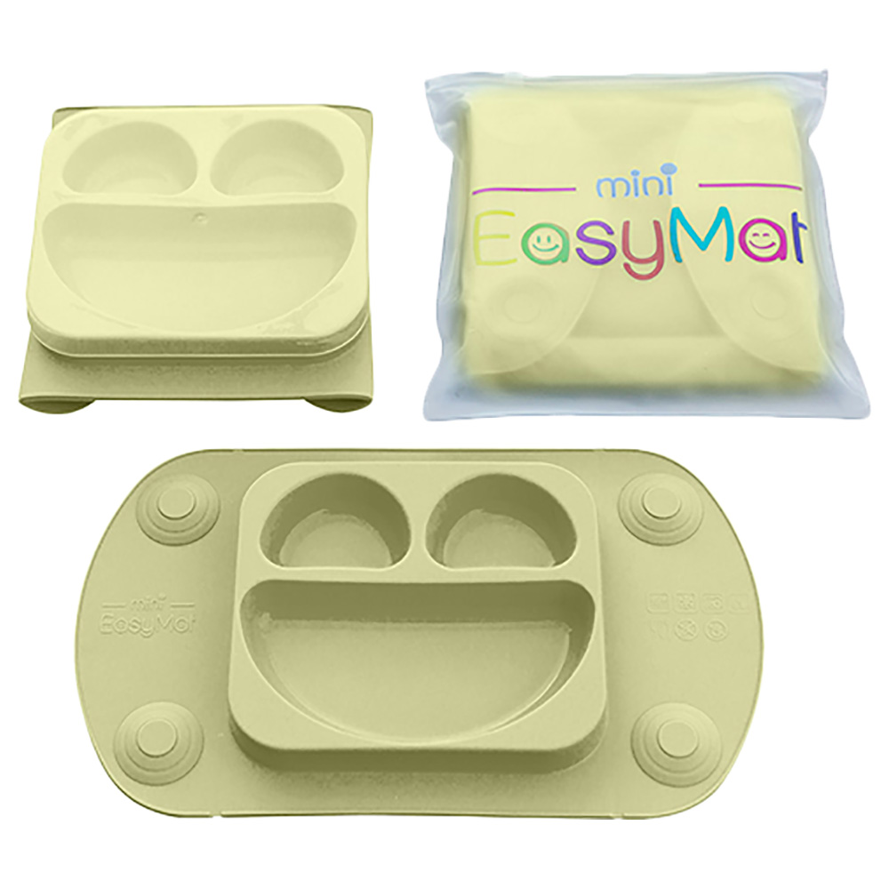 EasyTots EasyMat Mini Suction Plate - Olive