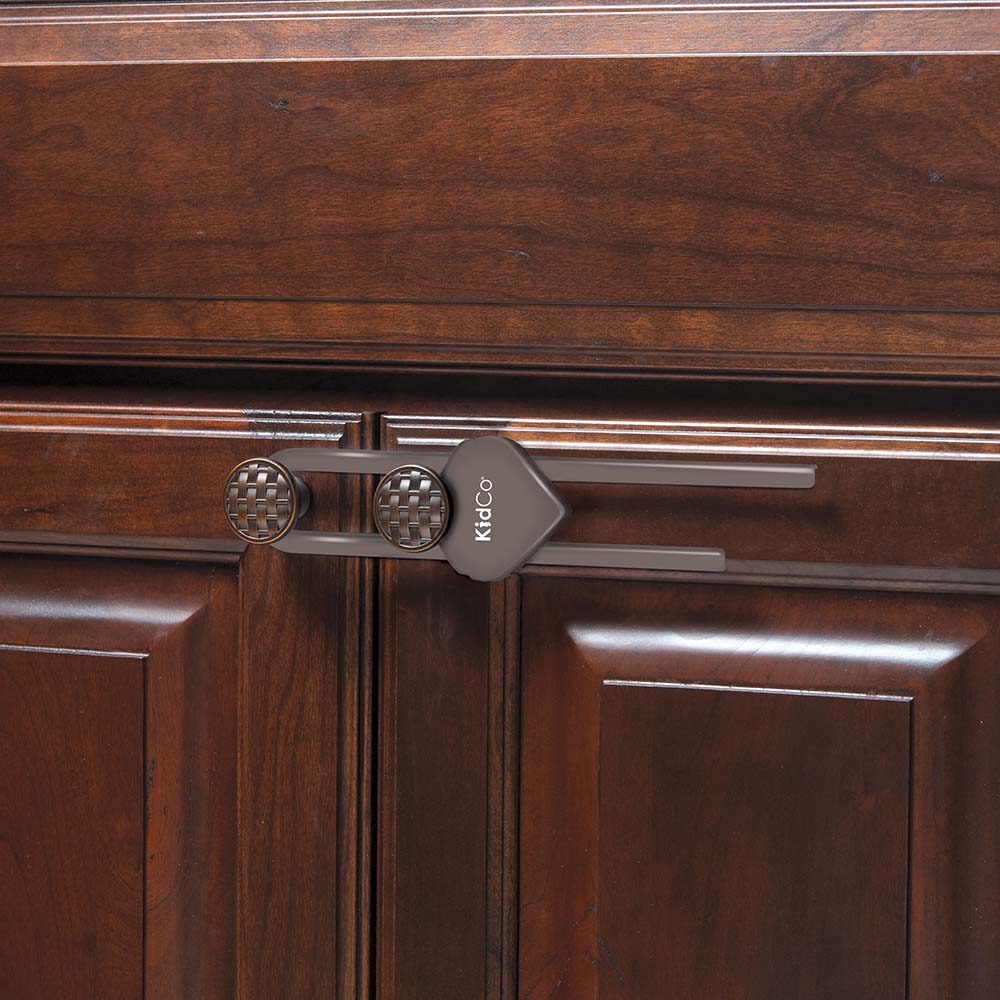 Kidco - Sliding Cabinet Lock - Brown