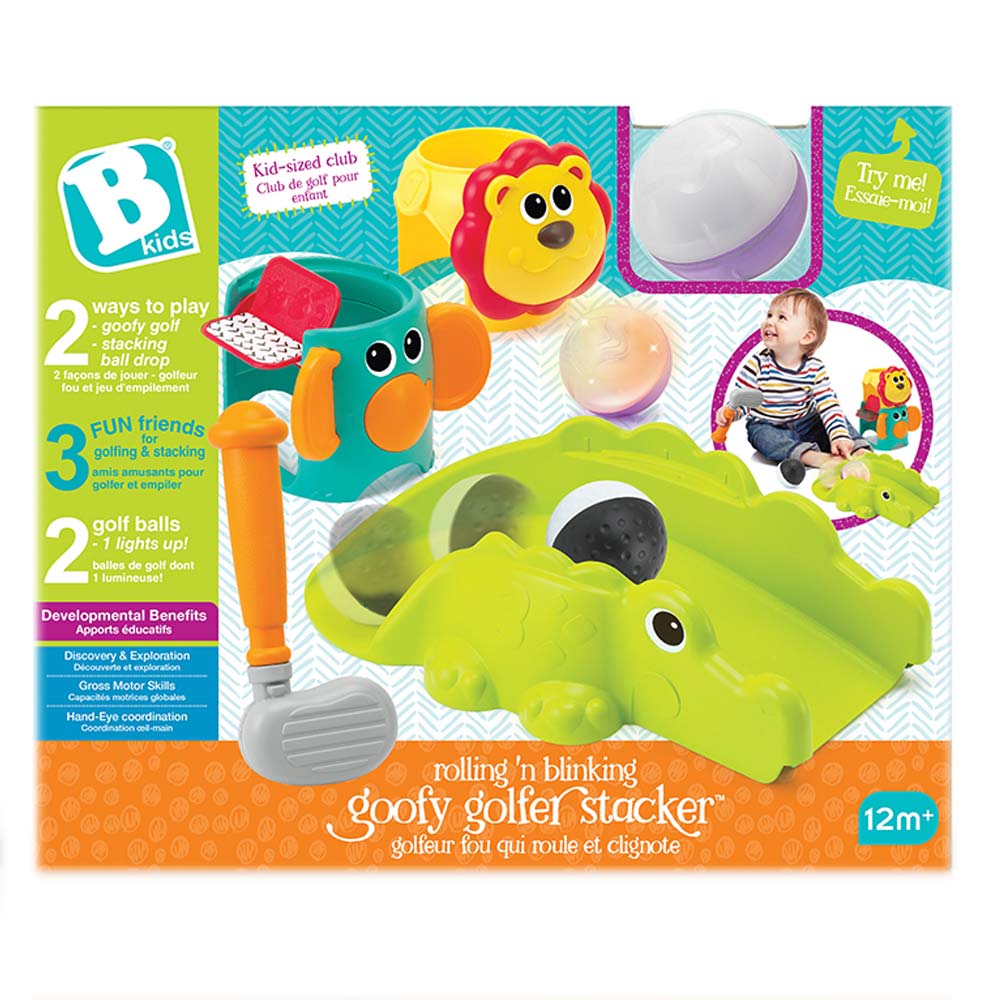 B Kids - Rolling N' Blinking Goofy Golfer Stacker