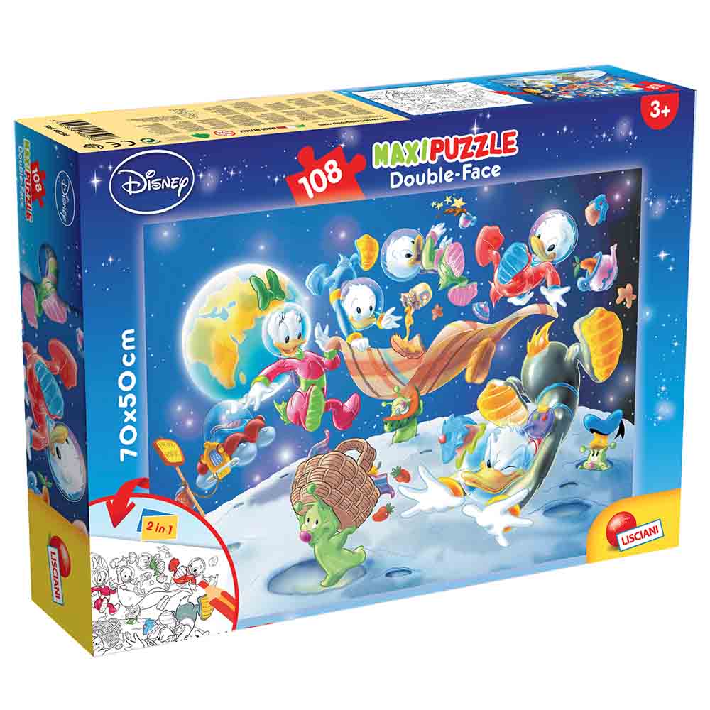 Lisciani - Puzzle DF Supermaxi 108pcs - Mickey In Space