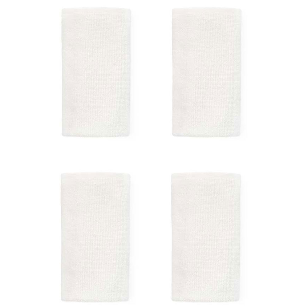 Tiny Toes - 100% Cotton Washcloths Cotton Pack Of 4
