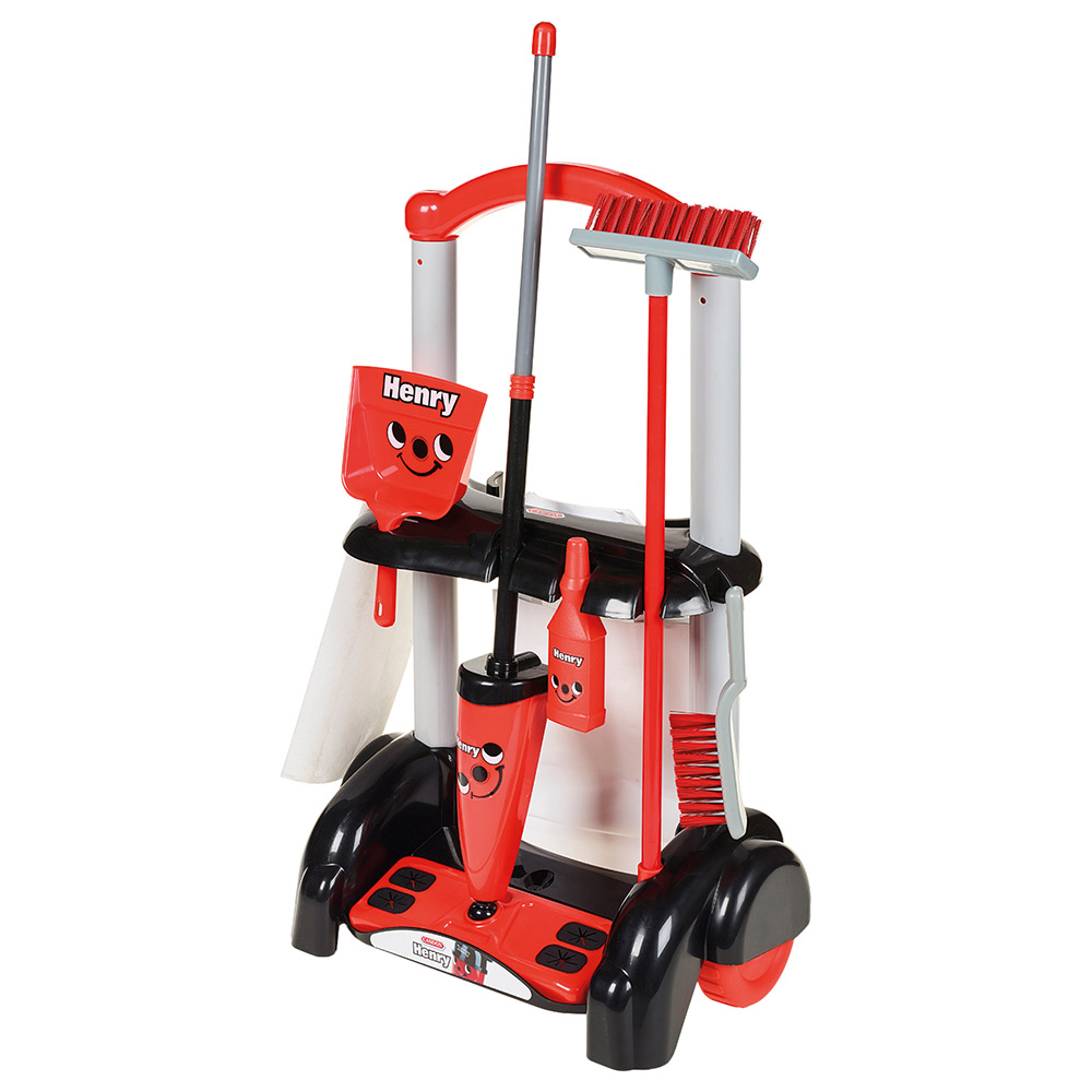 Casdon - Henry Cleaning Trolley - Red