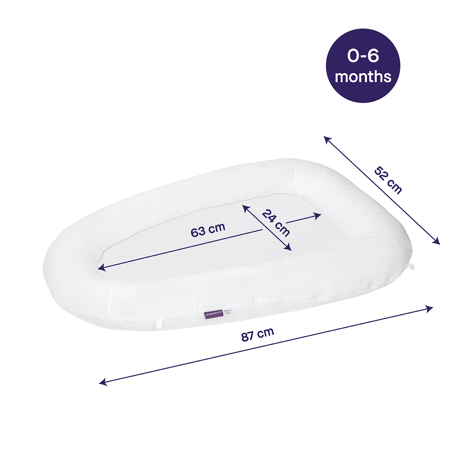 Clevamama ClevaSleep Baby Sleeping Pod - White