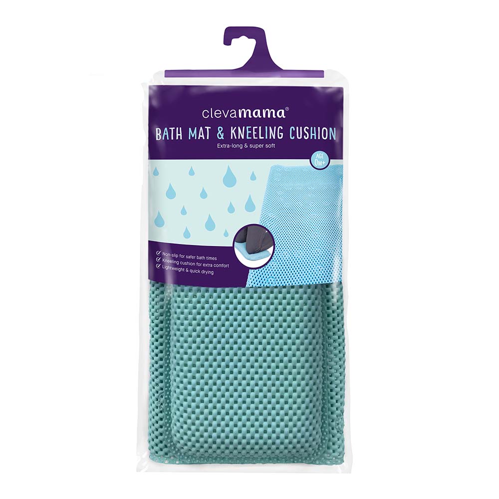 Clevamama AntiBac Treated Bath Mat & Kneeling Cushion
