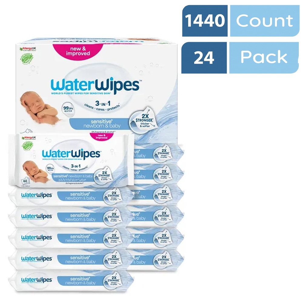 Waterwipes - Original Plastic Free Wet Wipes - 1440pcs