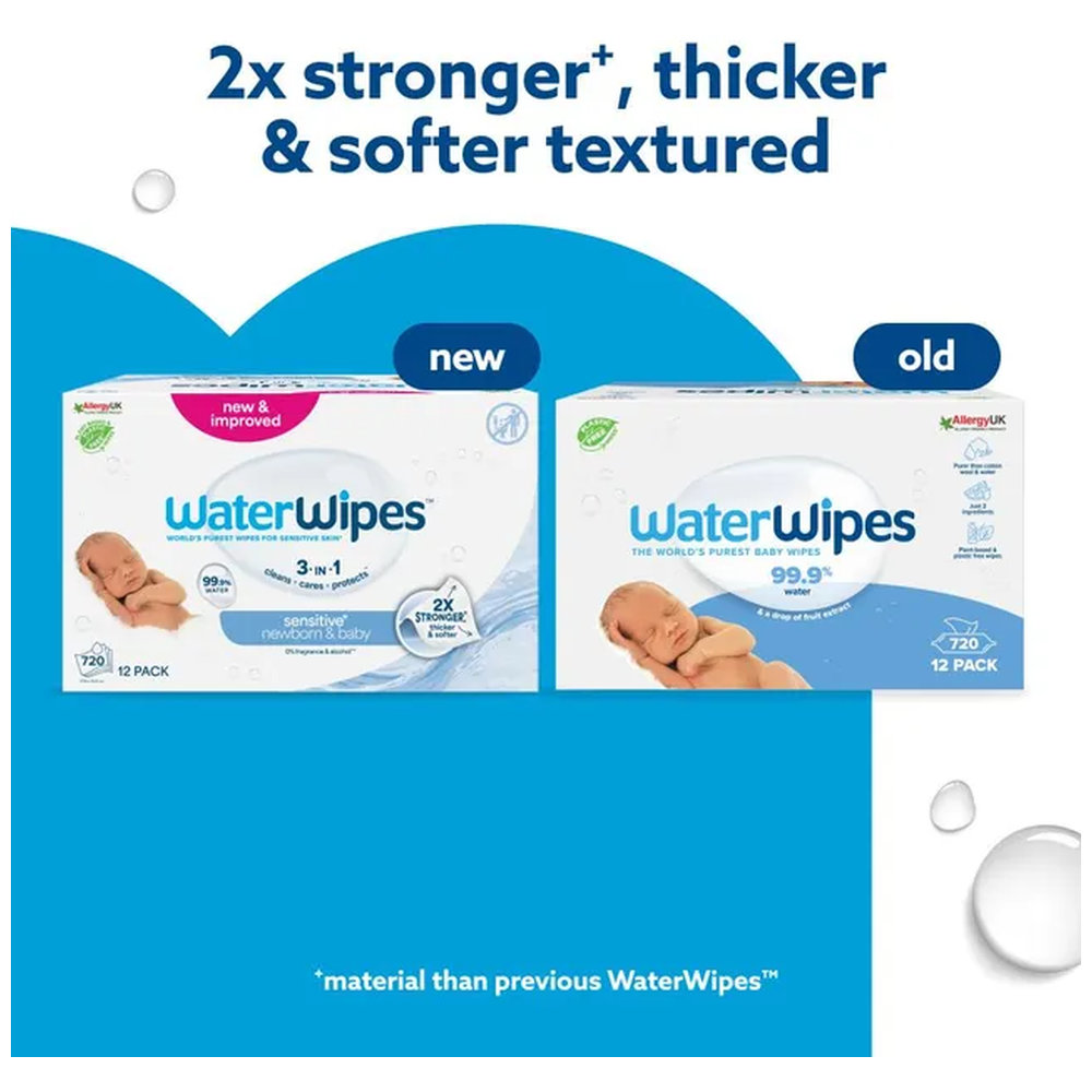 Waterwipes - Original Plastic Free Wet Wipes - 1440pcs