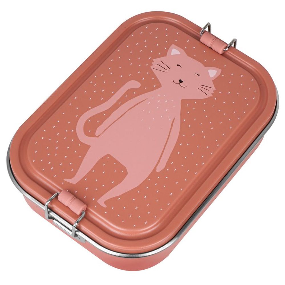 Trixie - Lunch Box With Two Compartments - Pink/Red - Large And Backpack - 12.20-Inch - Mrs. Cat