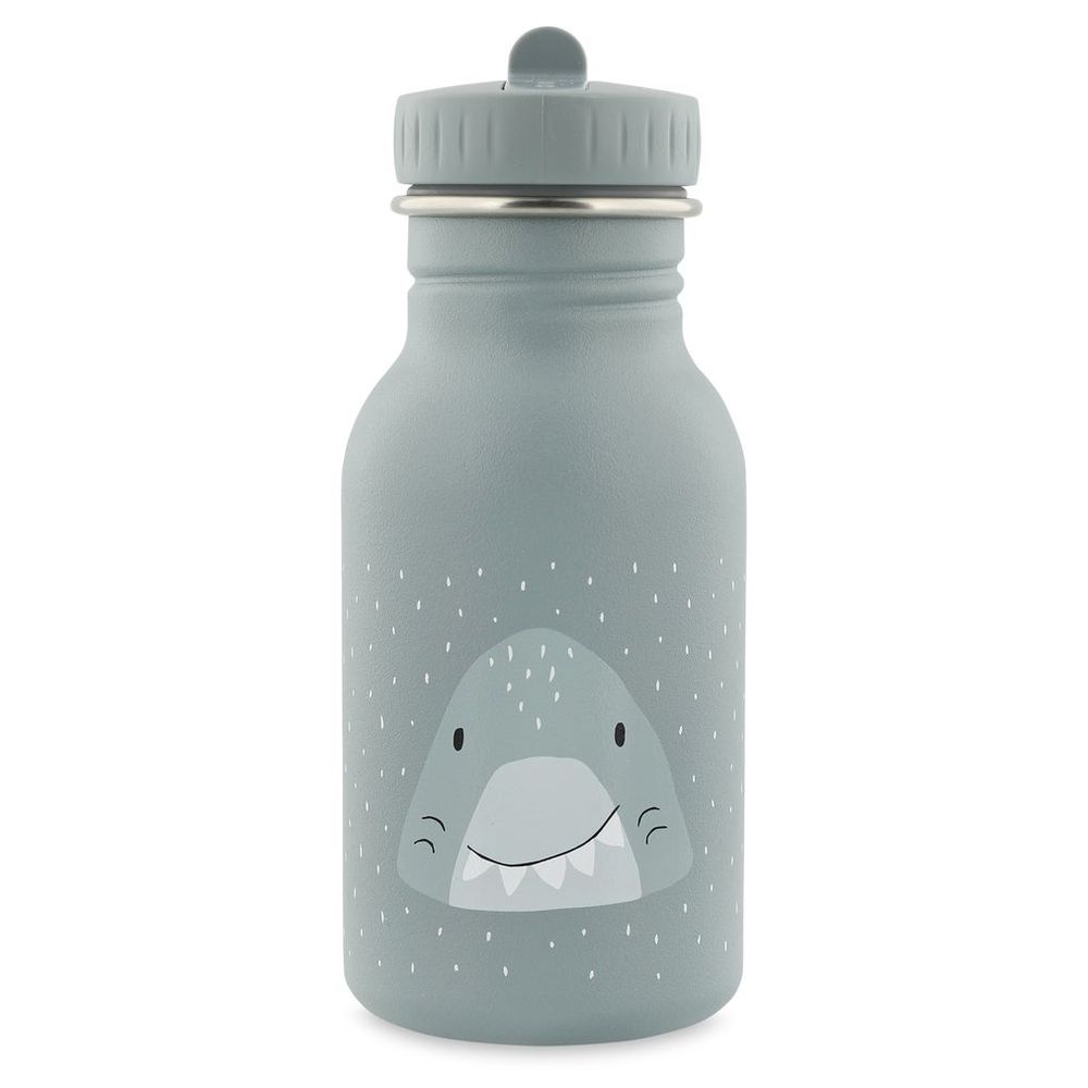 Trixie - Stainless Steel Water Bottle - 350 ml And Kids Backpack - 12.2-Inch - Mr. Shark