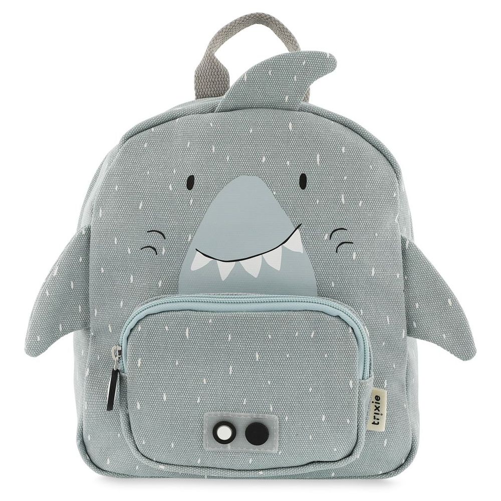 Trixie - Stainless Steel Water Bottle - 350 ml And Kids Backpack - 12.2-Inch - Mr. Shark