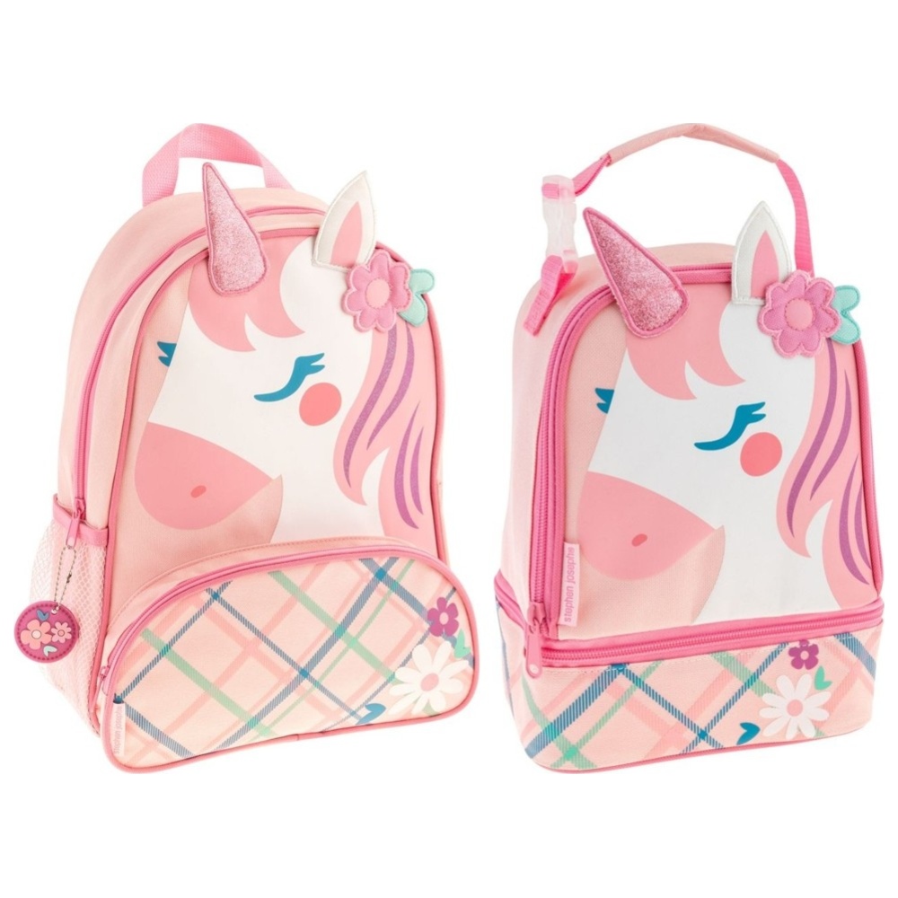 Stephen Joseph - Lunch Pals Lunch Bag And Sidekick Backpack - 14-Inch - Unicorn