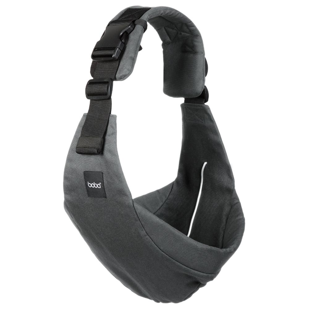 Boba - Buddy Toddler Side Sling Baby Carrier - Grey With Little Rolla - Ride-On Suitcase - Dusty Pink
