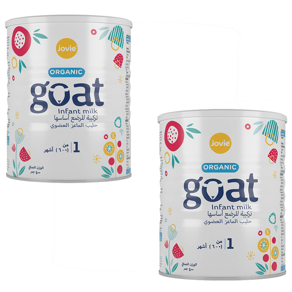 Jovie - Organic Goat 1 Infant Milk Formula - 400 gm - Pack of 2