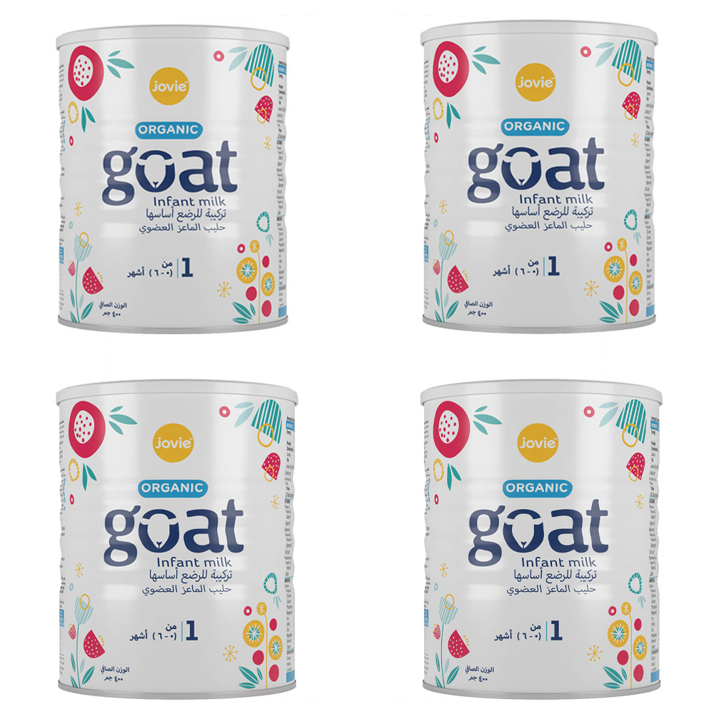 Jovie - Organic Goat 1 Infant Milk Formula - 400 gm - Pack of 4