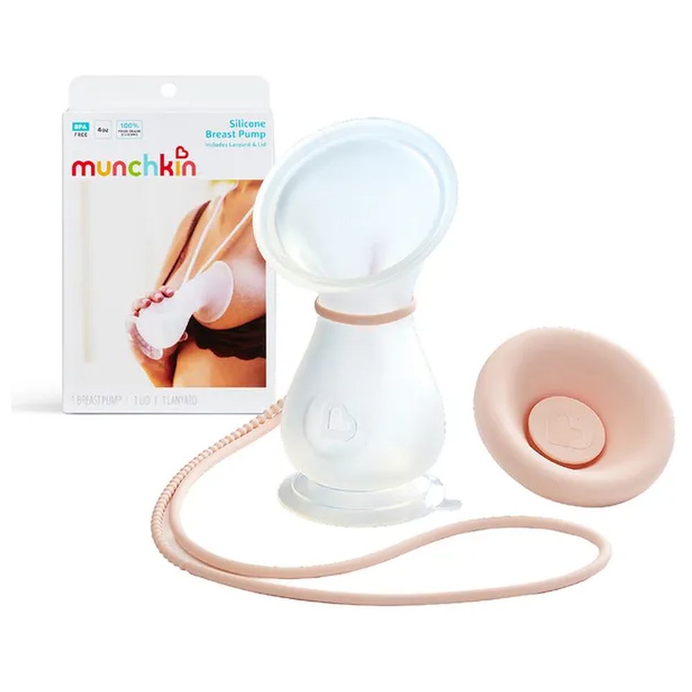 Munchkin - Flow Nipple Shield - 20 mm With Silicone Manual Breast Bump And Collector Cup - 42 ml