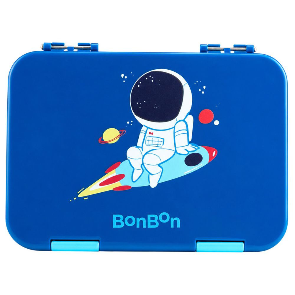 Bonbon - 4/6-Compartment Lunch Box And Stainless Steel Water Bottle - Astro - 350 ml