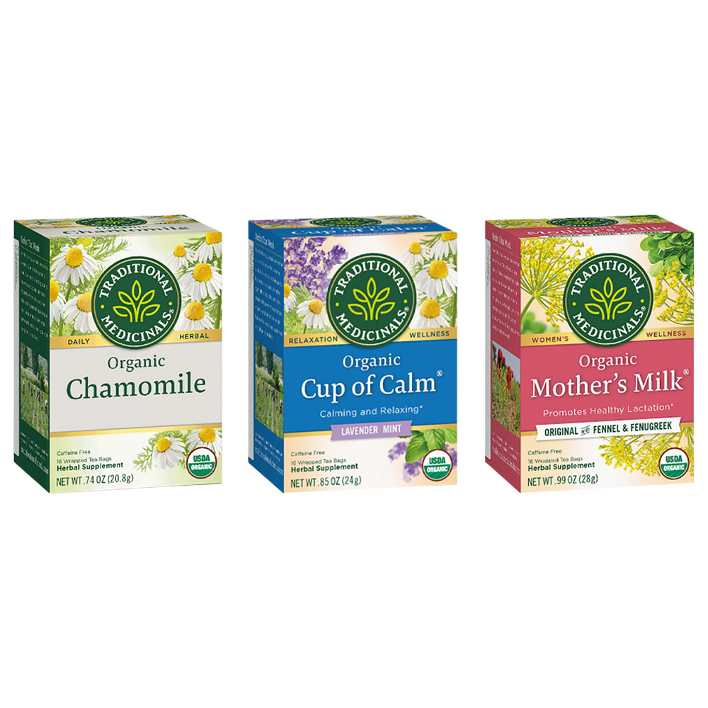 Traditional Medicinals - New Mom Lactation Support Tea Bundle - 48 Pcs