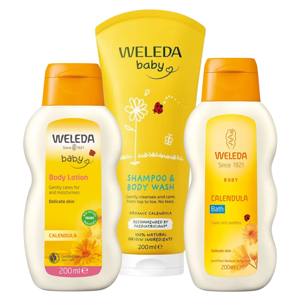 Weleda - Calendula Bath Time Set