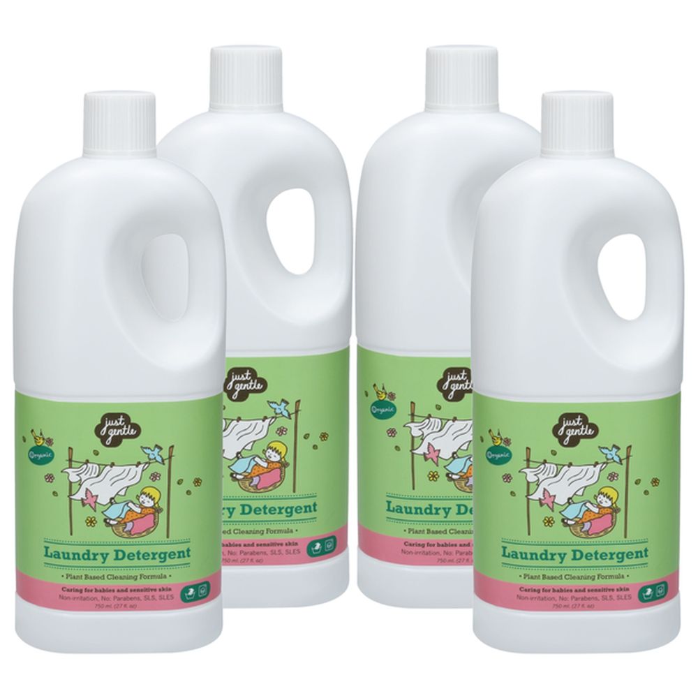 Just Gentle - Laundry Detergent - 750 ml - Pack of 4