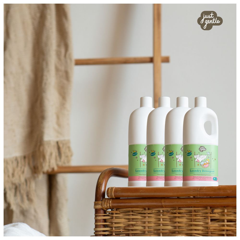 Just Gentle - Laundry Detergent - 750 ml - Pack of 4