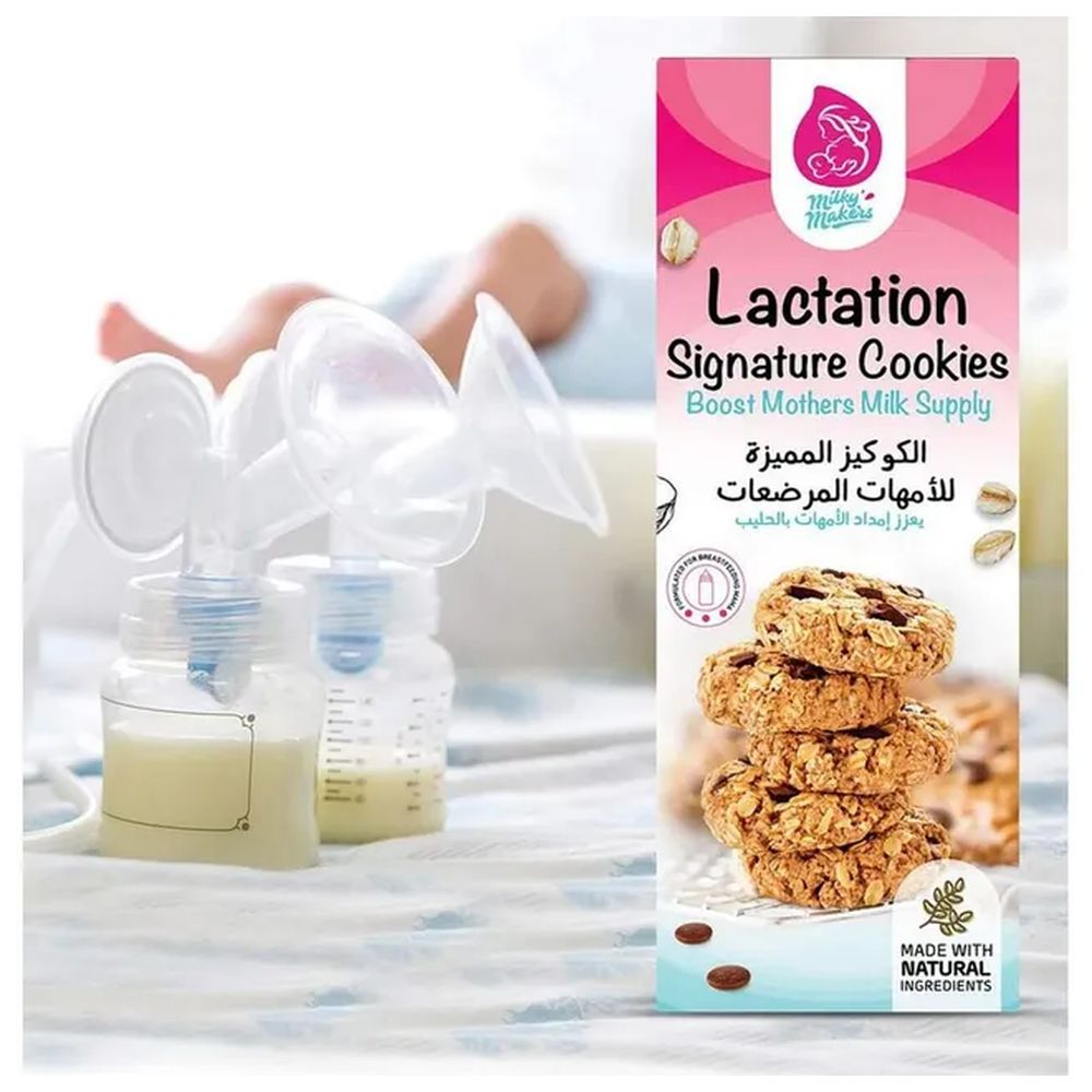 Milky Makers - Signature Chocolate Chip Lactation Cookies - Pack of 3 - 30 Pcs