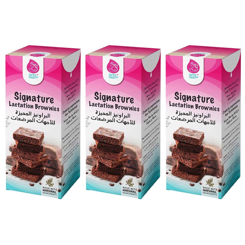 Milky Makers - Signature Lactation Brownies - Pack of 3 - 24 Pcs
