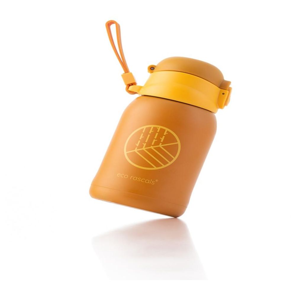 Eco Rascals - 4 Compartement Lunch Box And Water Bottle - 480 ml - Mustard